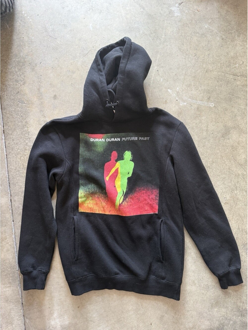 Duran Duran Future Past Tour Hoodie Black Small Threadfast Band Concert Merch